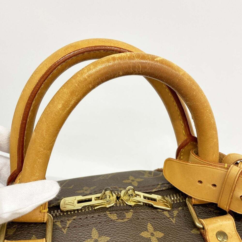 LOUIS VUITTON Brown Monogram Keepall 50 Boston Bag - Picture 8 of 11